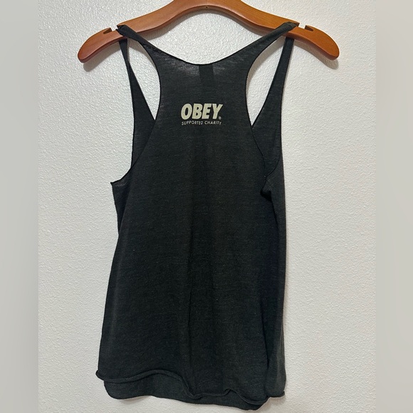 Obey Black and Red Dog Graphic Tank Top - Picture 2 of 3